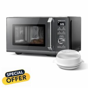 TOSHIBA 26L Air Fry Combo 6-in-1 900W Microwave Oven with Steamer in Morandi Grey