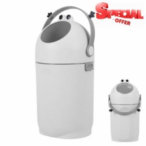 Nappy Bin 15L with Odour-Blocking Rotating Baffle