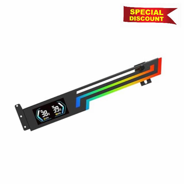 AntiSag GPU VGA Brackets with Color Changing Lights and Height for Thick Graphics Cards LED Display GPU Brackets