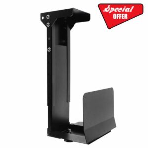 Heavy Duty Under Desk PC Mount & Full Tower PC Wall Mount