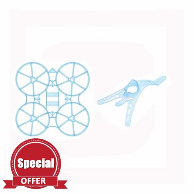 Fit for Meteor75 FPV RC Drone Fit for Meteor75 Air 75mm / Meteor65 Air 65mm Brushless BWhoop Frame Ultra-Light Micro Air Canopy Suit(75 Blue Canopy Frame)