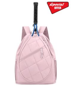 Drawstring Tennis Backpack