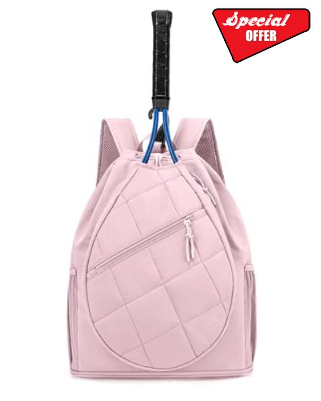 Drawstring Tennis Backpack