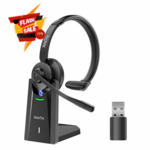Wireless Headset with Mic for Work