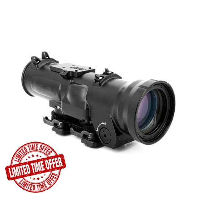 Tactical 1.5-6 X Riflescope Fixed Dual Field of View Scope Sight with RMR Reflex Sight Mount Plate