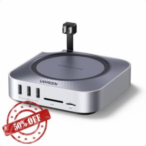 UGREEN 40Gbps Mac Mini M4 Dock with NVMe SSD Enclosure (Up to 8TB)
