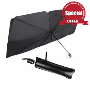 The Windshield Umbrella™ Windshield Sunshade Umbrella for Most Cars/SUV