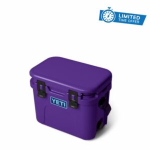 YETI Roadie® 15 Small Cool Box – Portable Cooler Box with PermaFrost™ Insulation – Fits 22 Cans or 7.4 kg Ice – Compact Ice Cooler for Food & Drink – 5 Year Warranty