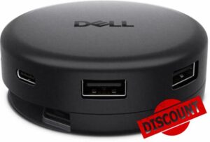 Dell Pro 7-in-1 USB-C Travel Hub DA326・(DA326-BK-EMEA)・