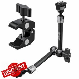 Neewer 11" Articulating Magic Arm Clamp Mount with Super Clamp