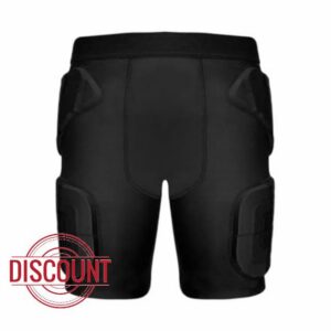 Sharplace Padded Football Girdle Compression Shorts Protector Pants Gear Hip Protection Shock Absorbing Comfortable Lightweight Breathable Polyeste