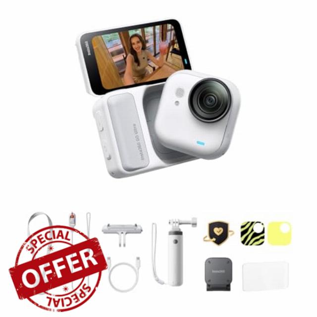 Insta360 GO Ultra Lifestyle Bundle - Small 4K Vlogging Camera