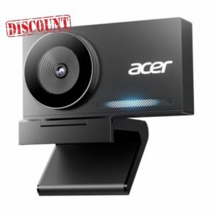 Acer 4K Webcam for PC/Mac with All-Metal Unibody Sculpted