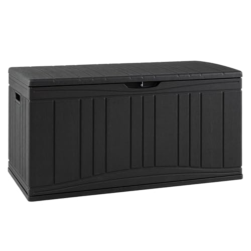Waterproof Deck Boxes with Lockable Sit-on Lid
