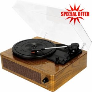 Brivona Vintage Vinyl Record Player 2026 (1pcs)