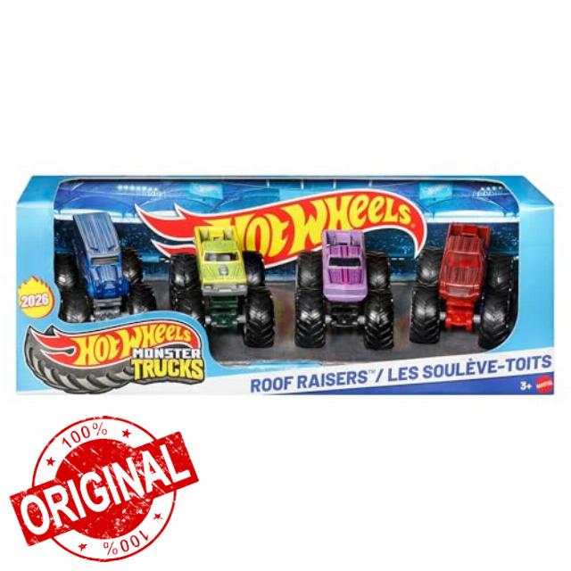 Hot Wheels Monster Trucks 4-Pack