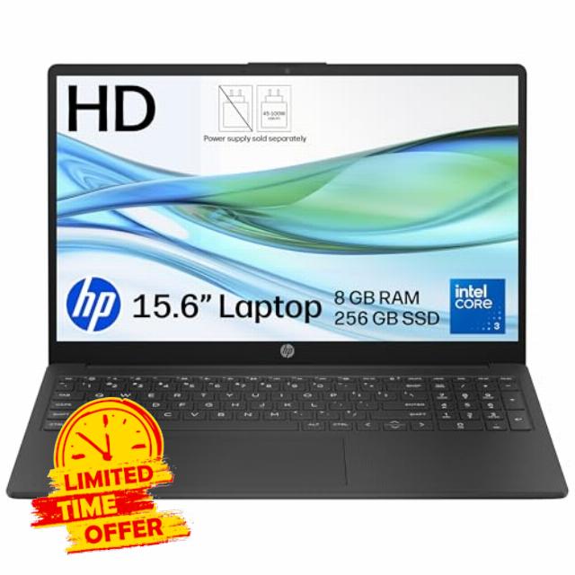 HP 15-fd1006sax 15.6" 1366 x 768 pixels Intel Core 3 8GB 256GB SSD Windows 11 Home