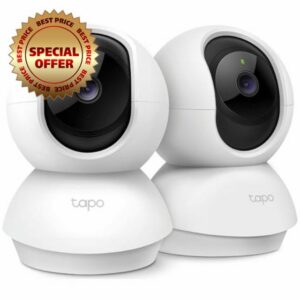 TP-Link Tapo 2K Pan/Tilt Security Camera for Baby Monitor