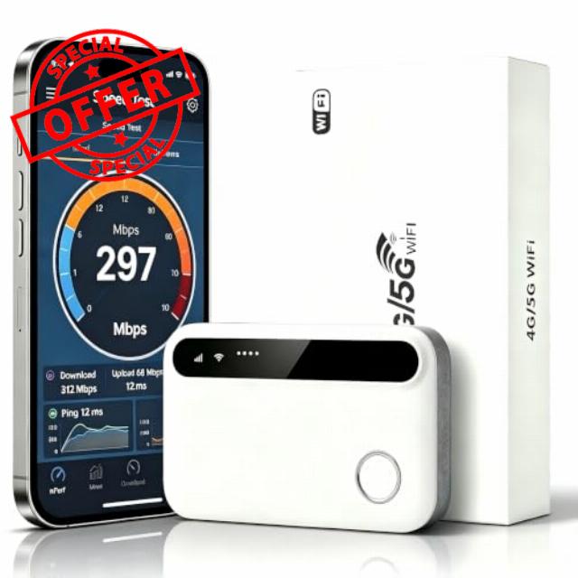 5G Wi-Fi 6 portable router