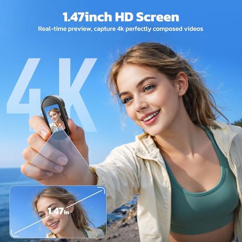 WiFi Thumb Action Camera with 64GB Card