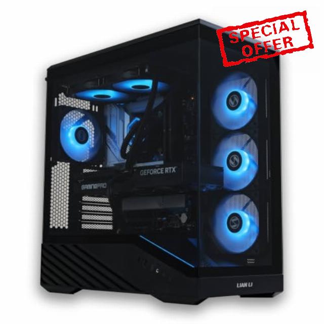 OVERCLOCKERS UK Gaming Azure Pre-Built Gaming PC | Core Ultra 7 270K | RTX 5070 Ti 16GB | 32GB DDR5 | Gen4 SSD | WiFi 6E | Win 11