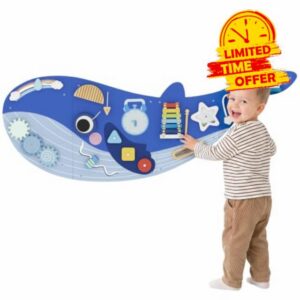 AIYAPLAY Whale Activity Wall Busy Board