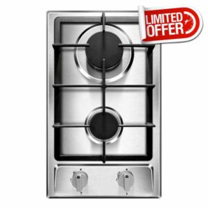 Gas Hob 2 Burners Built-in 30cm