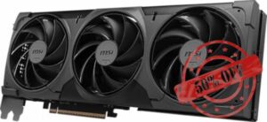 msi Gaming RTX 5070 Ti 16G Ventus 3X OC Black Graphics Card (16GB GDDR7