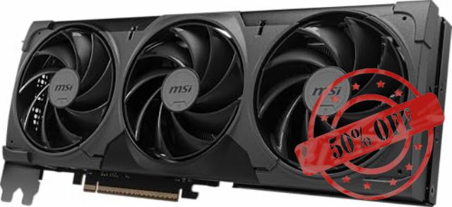 msi Gaming RTX 5070 Ti 16G Ventus 3X OC Black Graphics Card (16GB GDDR7