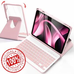 360 Rotating Keyboard Case for iPad A16 11th Generation 2025/10th Generation 2022(10.9 inch) With Keyboard