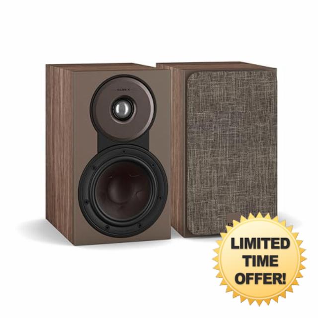 DALI SONIK 1 – Ultra-Compact 2-Way Bookshelf Speakers (Pair) with 29mm Soft Dome Tweeter