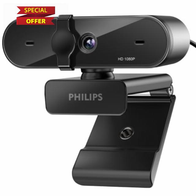 PHILIPS 1080P Webcam for PC Laptop Computer
