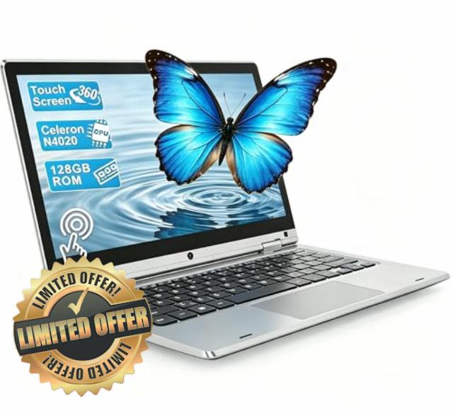 LEEDOW 11.6 inch Laptop 6GB RAM 128GB SSD Touchscreen Laptop | Celeron N4020 Processor