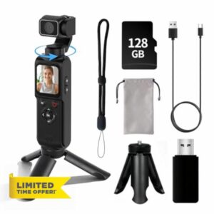 4K Handheld Vlogging Camera with WiFi