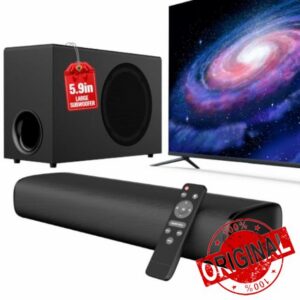 Upgraded Soundbar for TV with 5.9'' Big Powerful 110W Subwoofer