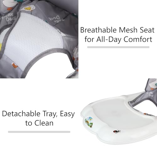 Adjustable Height & Music Toy Tray
