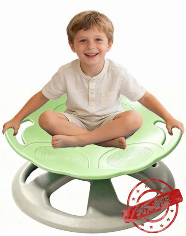 FERUERW Autistic Kids Swivel Chair with Handle