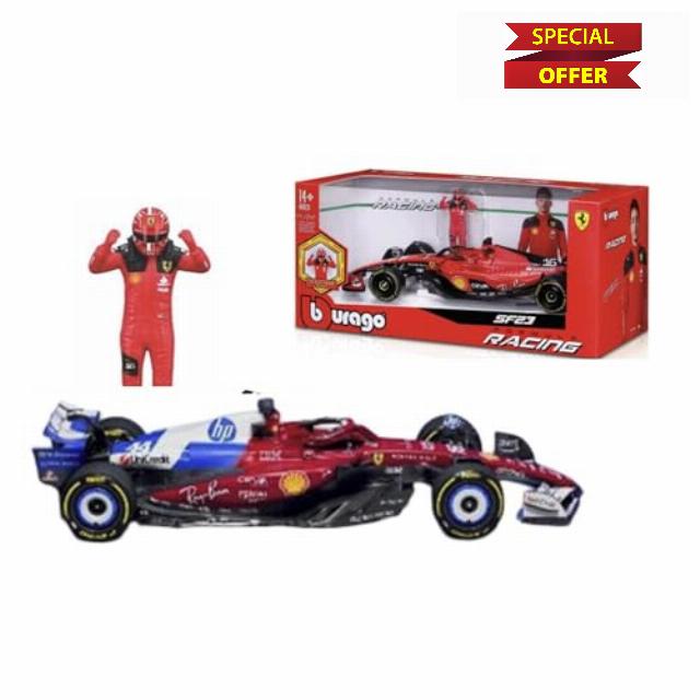 1:24 F1 FERRARI SF-25 2025 WITH DRIVER FIGURE HAMILTON MIAMI GP