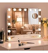 Clevich Irregular Wavy Full Length Mirror 160x60cm, Floor Standing Mirror with Stand, Wall Mounte...