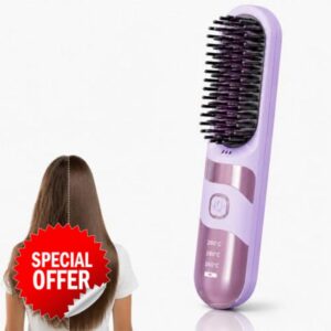 Cordless Hair Straightener Brush