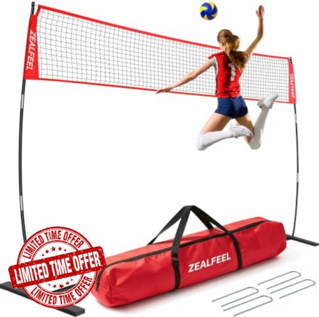 ZEALFEEL Volleyball Net Set