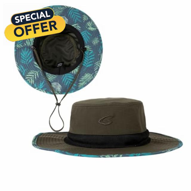 TOP-EX Waterproof UPF 50+ Sun Hat for Men Fishing Hiking Trekking | UVCoolix™ Nylon Shell