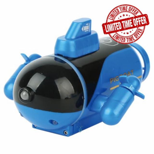 MECHIX 4CH Mini RC Diving Submarine with Dual Propellers