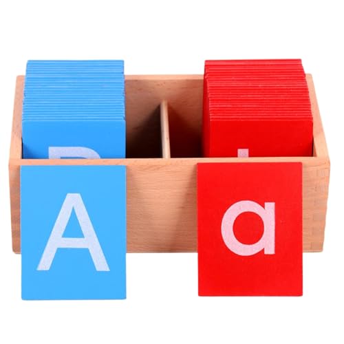 Lower and Capital Case Sandpaper Letters
