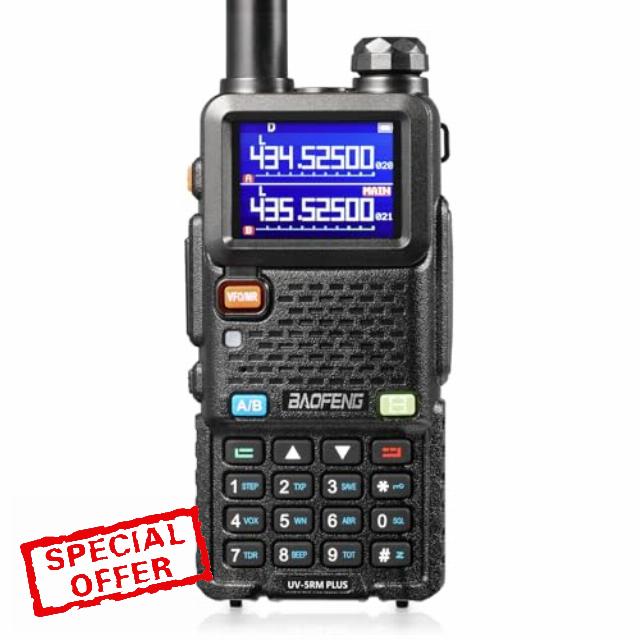 BAOFENG UV-5RM Plus Amateur Radio Multi-Band Walkie Talkie