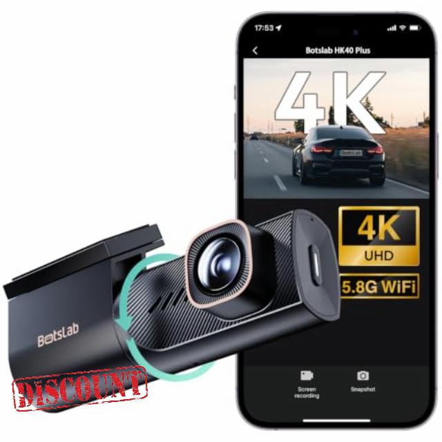 Botslab Dash Cam 4K