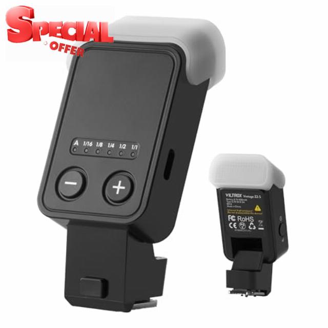 VILTROX Vintage Z2 TTL Mini Camera Speedlite Flash for Canon | Beginner-Friendly