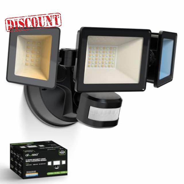 ALUSSO Security Light Outdoor Motion Sensor