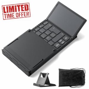 Inateck Foldable Bluetooth Keyboard with Touchpad