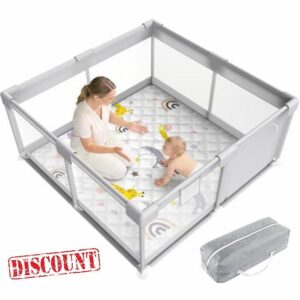 DAMNISS Baby Playpen Foldable for Baby and Toddlers